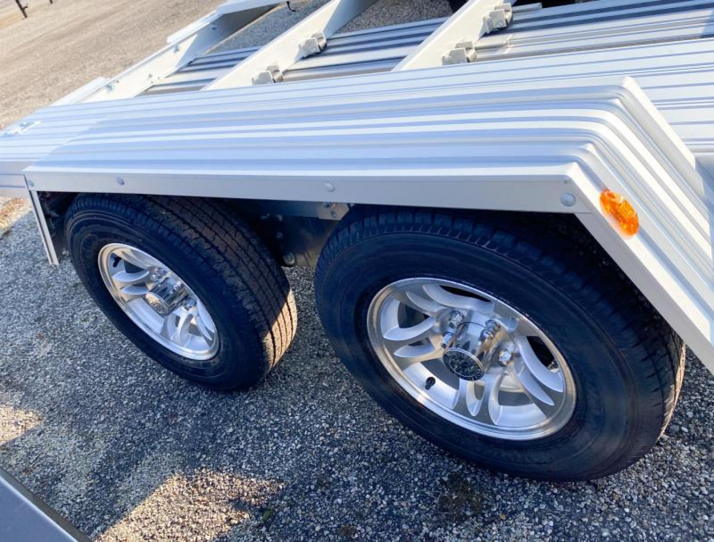 New 2022 Trailex CT-8055EB ALL ALUMINUM OPEN CAR TRAILER 6' 8" X 16 FT