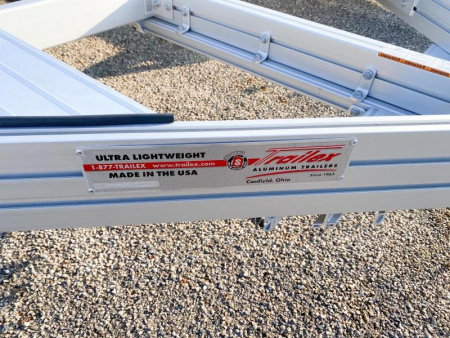 New 2022 Trailex CT-8055EB ALL ALUMINUM OPEN CAR TRAILER 6' 8" X 16 FT