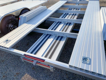 New 2022 Trailex CT-8055EB ALL ALUMINUM OPEN CAR TRAILER 6' 8" X 16 FT