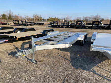 New 2022 Trailex CT-8055EB ALL ALUMINUM OPEN CAR TRAILER 6' 8" X 16 FT