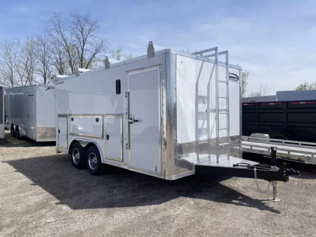 New 2026 Formula Trailers 8.5 X 16 FT ENCLOSED CONTRACTOR TRAILER LADDER RACKS 10K GVWR