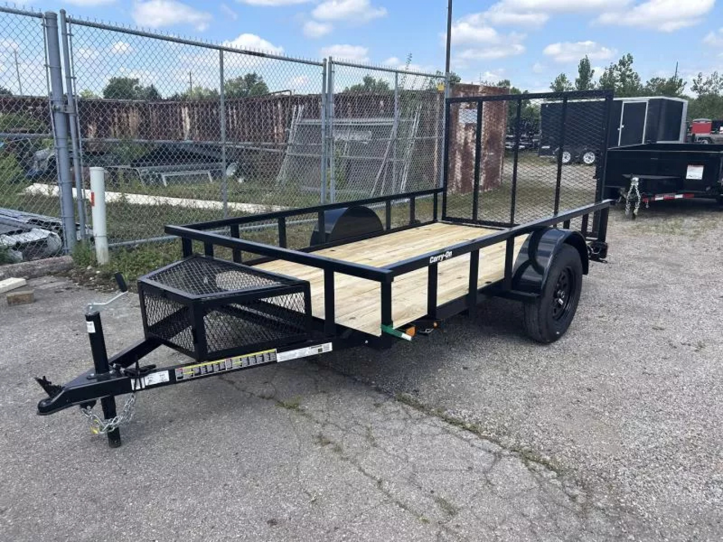 New 2026 Carry-On 5 FT 6 IN X 10 FT UTILITY TRAILER  TUBE TOP RAIL