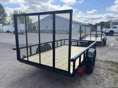 New 2026 Carry-On 5 FT 6 IN X 10 FT UTILITY TRAILER  TUBE TOP RAIL