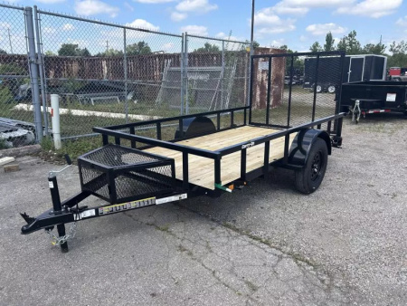 New 2026 Carry-On 5 FT 6 IN X 10 FT UTILITY TRAILER  TUBE TOP RAIL