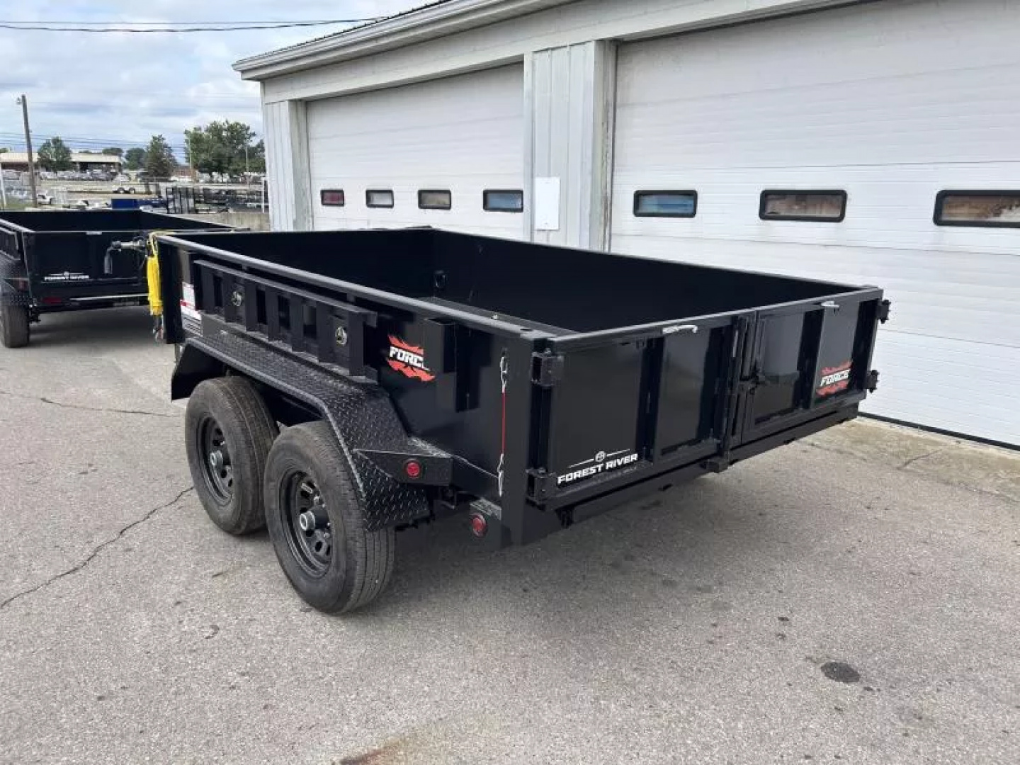 New 2026 Force 6 X 10 FT DUMP TRAILER 10K GVWR RAMPS