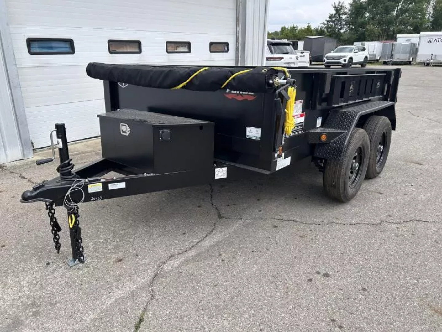 New 2026 Force 6 X 10 FT DUMP TRAILER 10K GVWR RAMPS