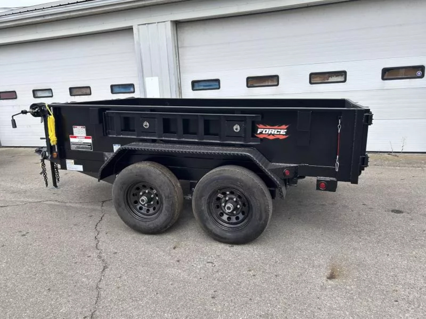 New 2026 Force 6 X 10 FT DUMP TRAILER 10K GVWR RAMPS