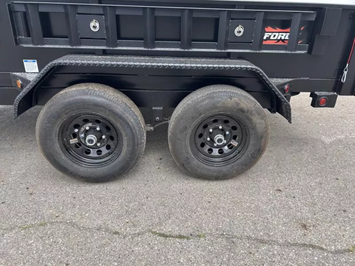 New 2026 Force 6 X 12 FT DUMP TRAILER 10K GVWR RAMPS