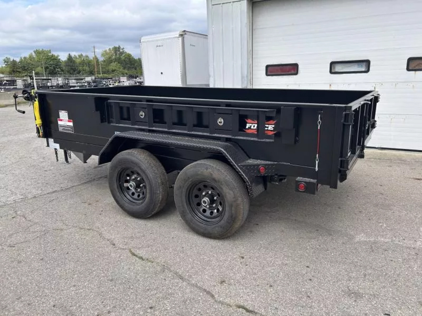 New 2026 Force 6 X 12 FT DUMP TRAILER 10K GVWR RAMPS