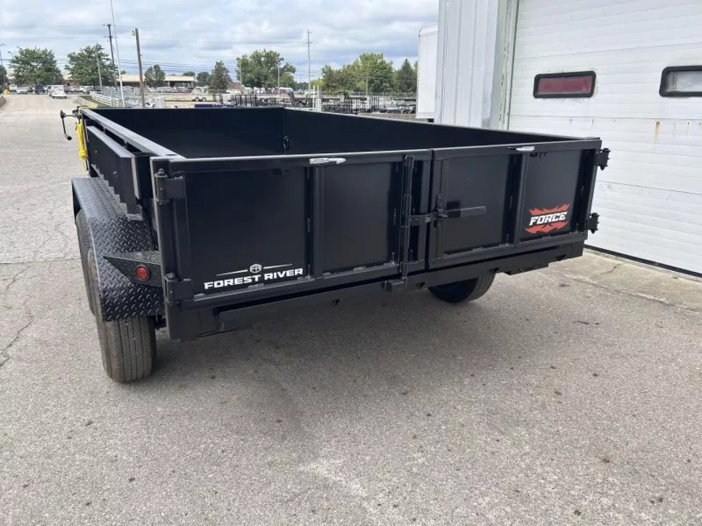 New 2026 Force 6 X 12 FT DUMP TRAILER 10K GVWR RAMPS