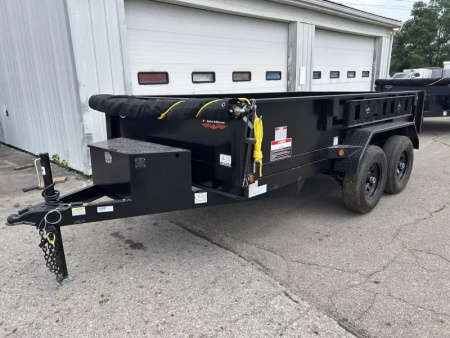 New 2026 Force 6 X 12 FT DUMP TRAILER 10K GVWR RAMPS