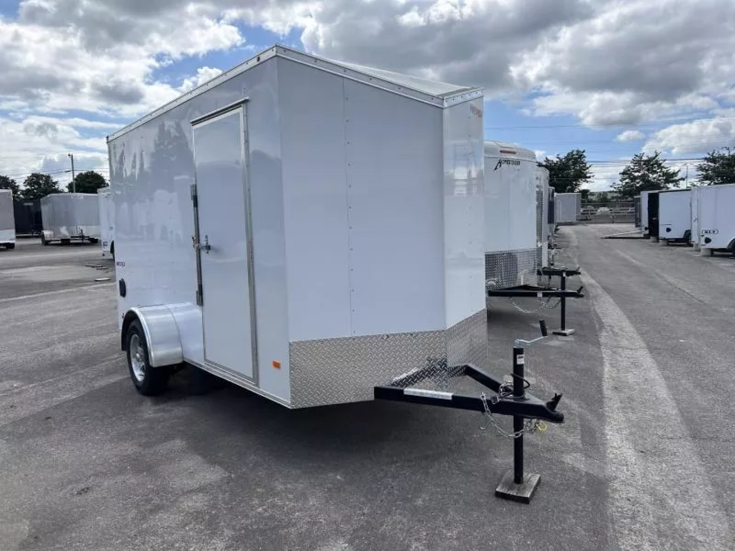 New 2025 Bravo Trailers 6 X 12 FT HERO CARGO TRAILER 6 FT 6 IN INTERIOR HEIGHT WITH RAMP DOOR *FACTORY CLOSEOUT*