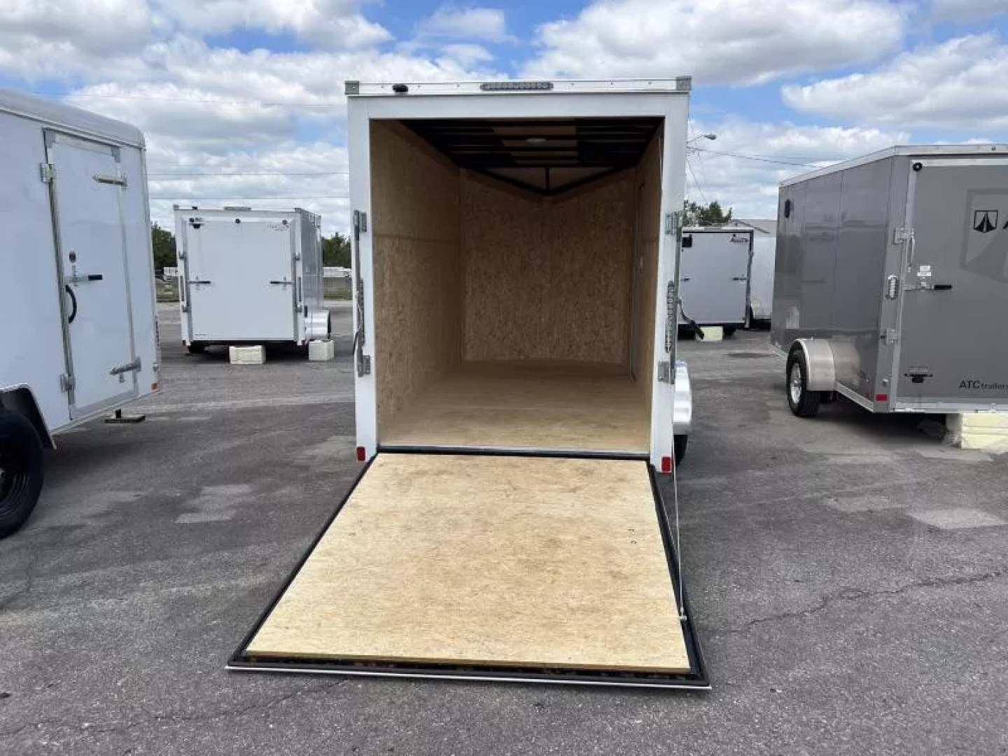 New 2025 Bravo Trailers 6 X 12 FT HERO CARGO TRAILER 6 FT 6 IN INTERIOR HEIGHT WITH RAMP DOOR *FACTORY CLOSEOUT*