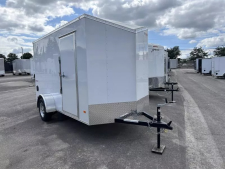 New 2025 Bravo Trailers 6 X 12 FT HERO CARGO TRAILER 6 FT 6 IN INTERIOR HEIGHT WITH RAMP DOOR *FACTORY CLOSEOUT*