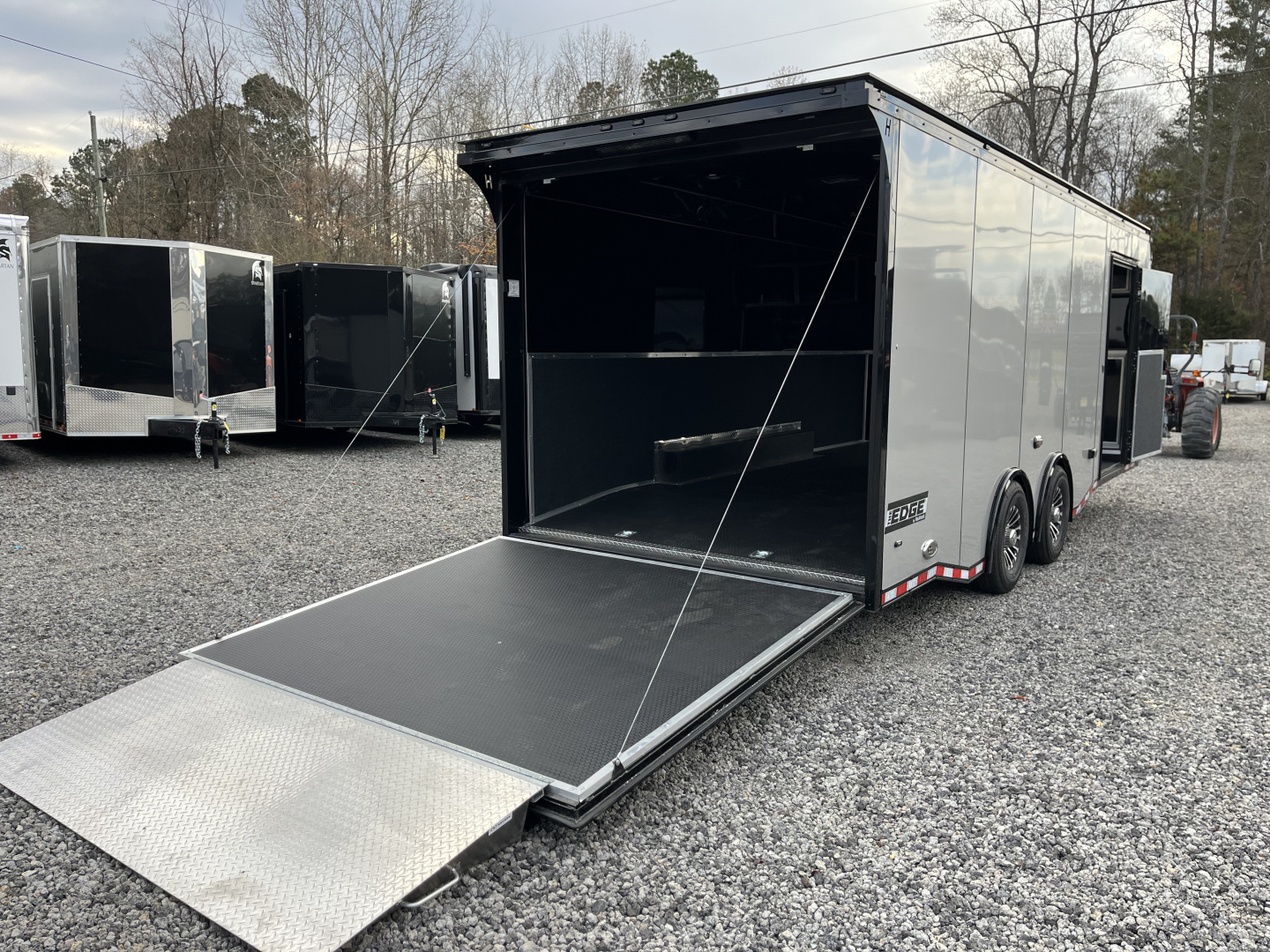 New 2026 Haulmark 24 EDGE Enclosed Race Trailer, Sportsman Plus, Polycor Interior & Exterior, Insulated, Race Interior