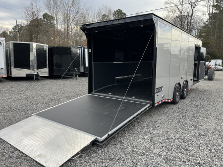 New 2026 Haulmark 24 EDGE Enclosed Race Trailer, Sportsman Plus, Polycor Interior & Exterior, Insulated, Race Interior