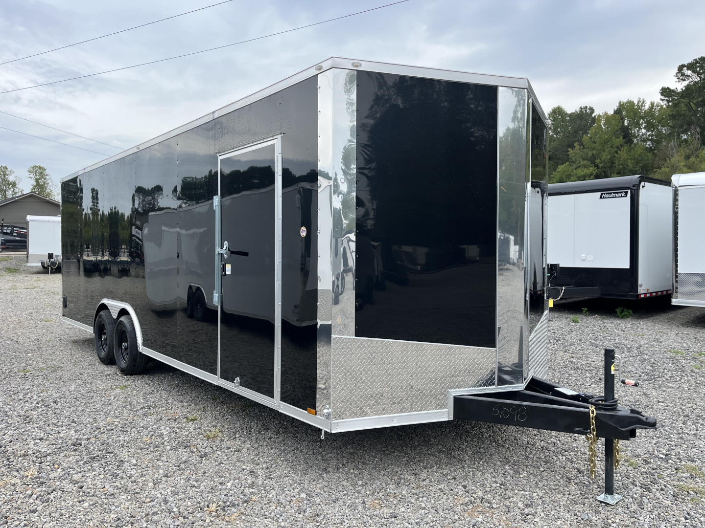 New 2026 Spartan 8.5x24 Enclosed Trailer, Black Polycor, Preferred Package, 10K GVWR, 7' Interior
