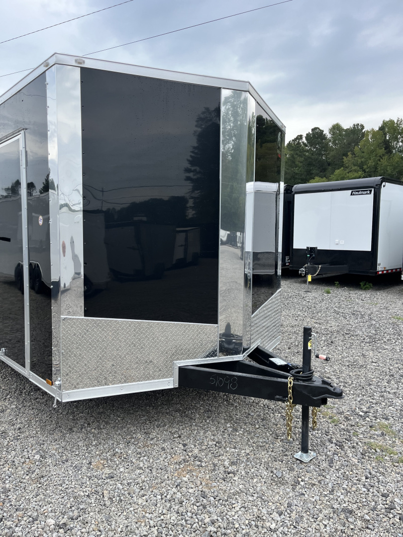 New 2026 Spartan 8.5x24 Enclosed Trailer, Black Polycor, Preferred Package, 10K GVWR, 7' Interior