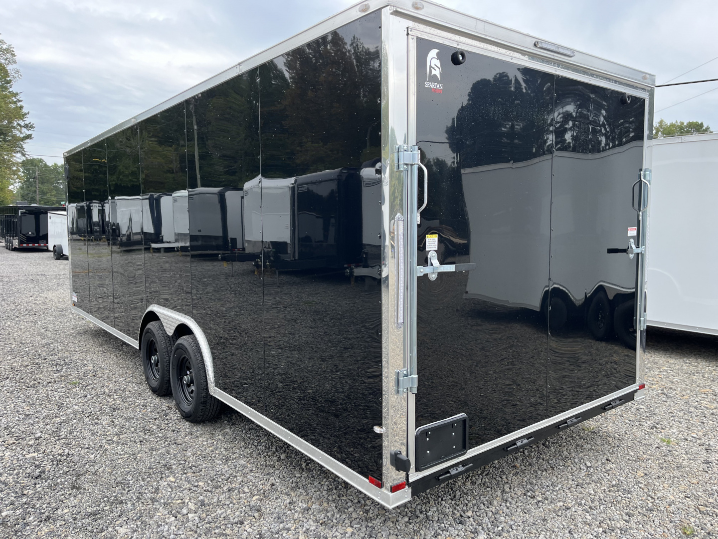New 2026 Spartan 8.5x24 Enclosed Trailer, Black Polycor, Preferred Package, 10K GVWR, 7' Interior