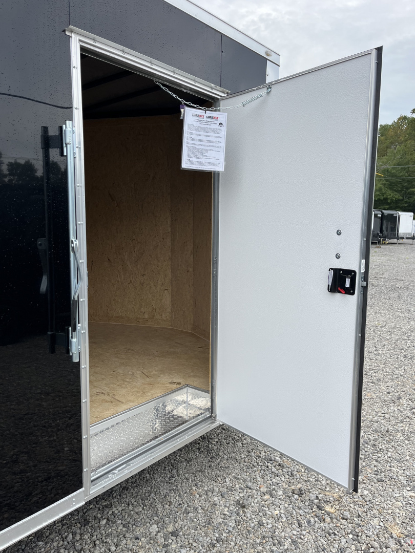 New 2026 Spartan 8.5x24 Enclosed Trailer, Black Polycor, Preferred Package, 10K GVWR, 7' Interior