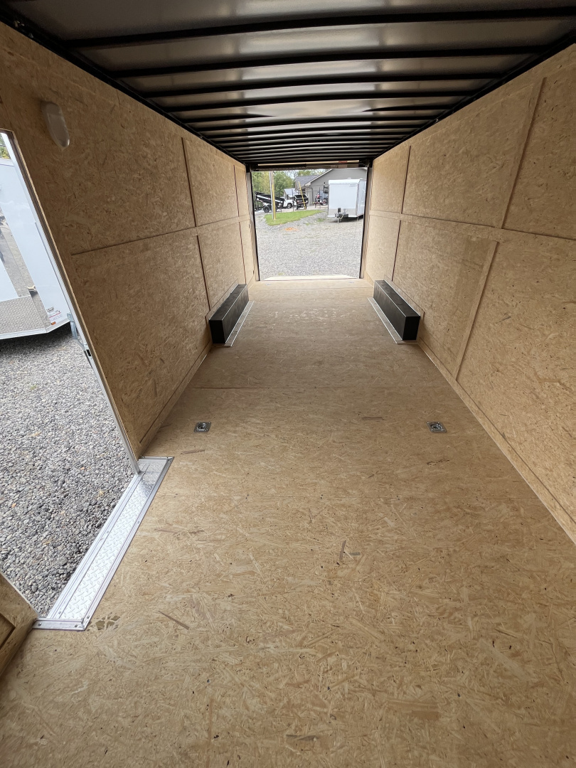 New 2026 Spartan 8.5x24 Enclosed Trailer, Black Polycor, Preferred Package, 10K GVWR, 7' Interior