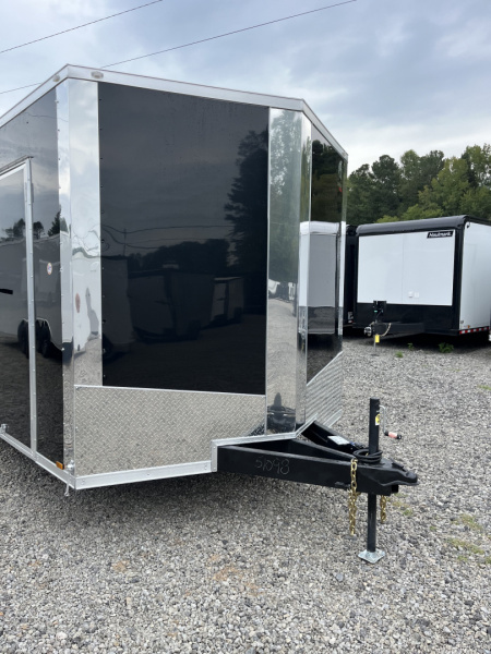 New 2026 Spartan 8.5x24 Enclosed Trailer, Black Polycor, Preferred Package, 10K GVWR, 7' Interior