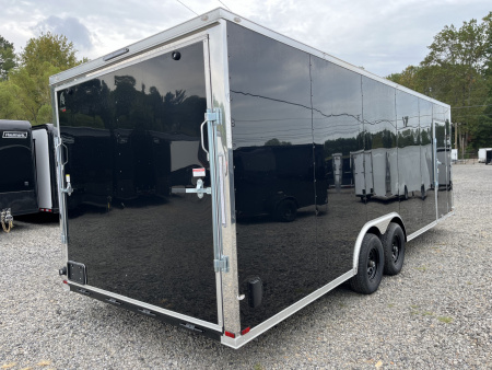 New 2026 Spartan 8.5x24 Enclosed Trailer, Black Polycor, Preferred Package, 10K GVWR, 7' Interior