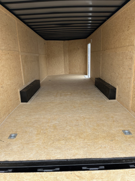 New 2026 Spartan 8.5x24 Enclosed Trailer, Black Polycor, Preferred Package, 10K GVWR, 7' Interior