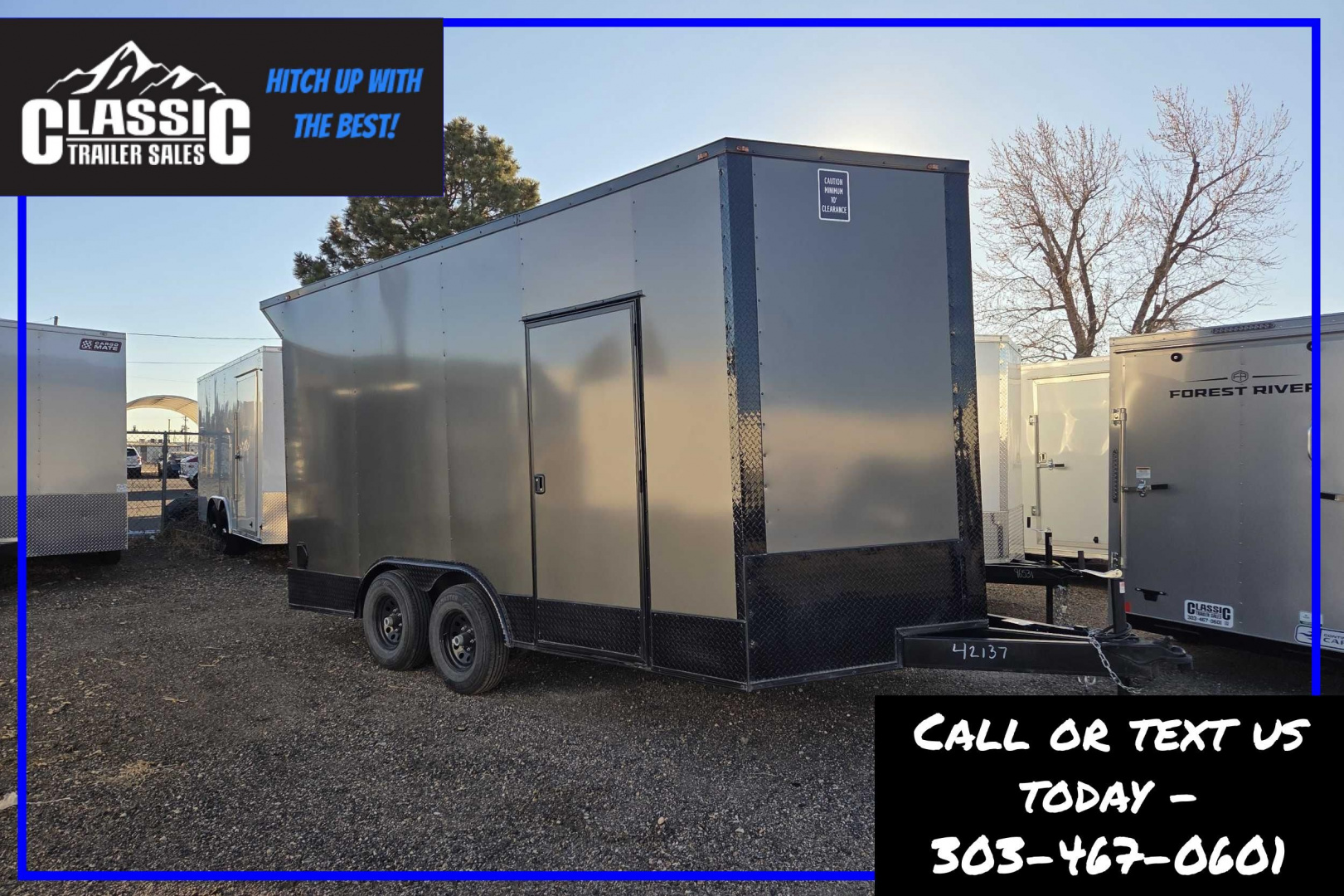Used 2025 MXCT 8.5X16 TA3 Cargo / Enclosed Trailer
