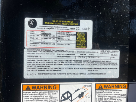 New 2026 LOAD TRAIL GP22 102 x 32 Tandem Low-Pro Gooseneck