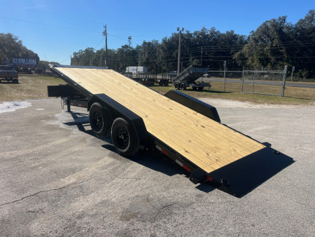 New 2026 LOAD TRAIL TD222 83 x 22 Tandem Axle Rapid Loader Tilt Deck Equipment Trailer