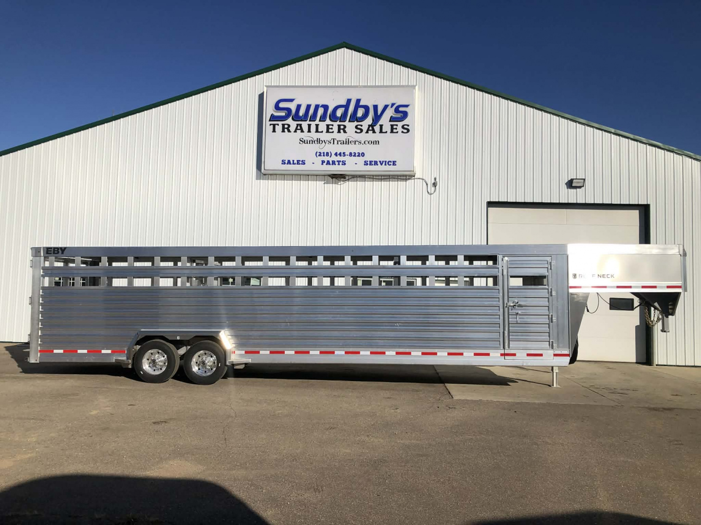 New 2026 EBY Ruff Neck Stock Trailer