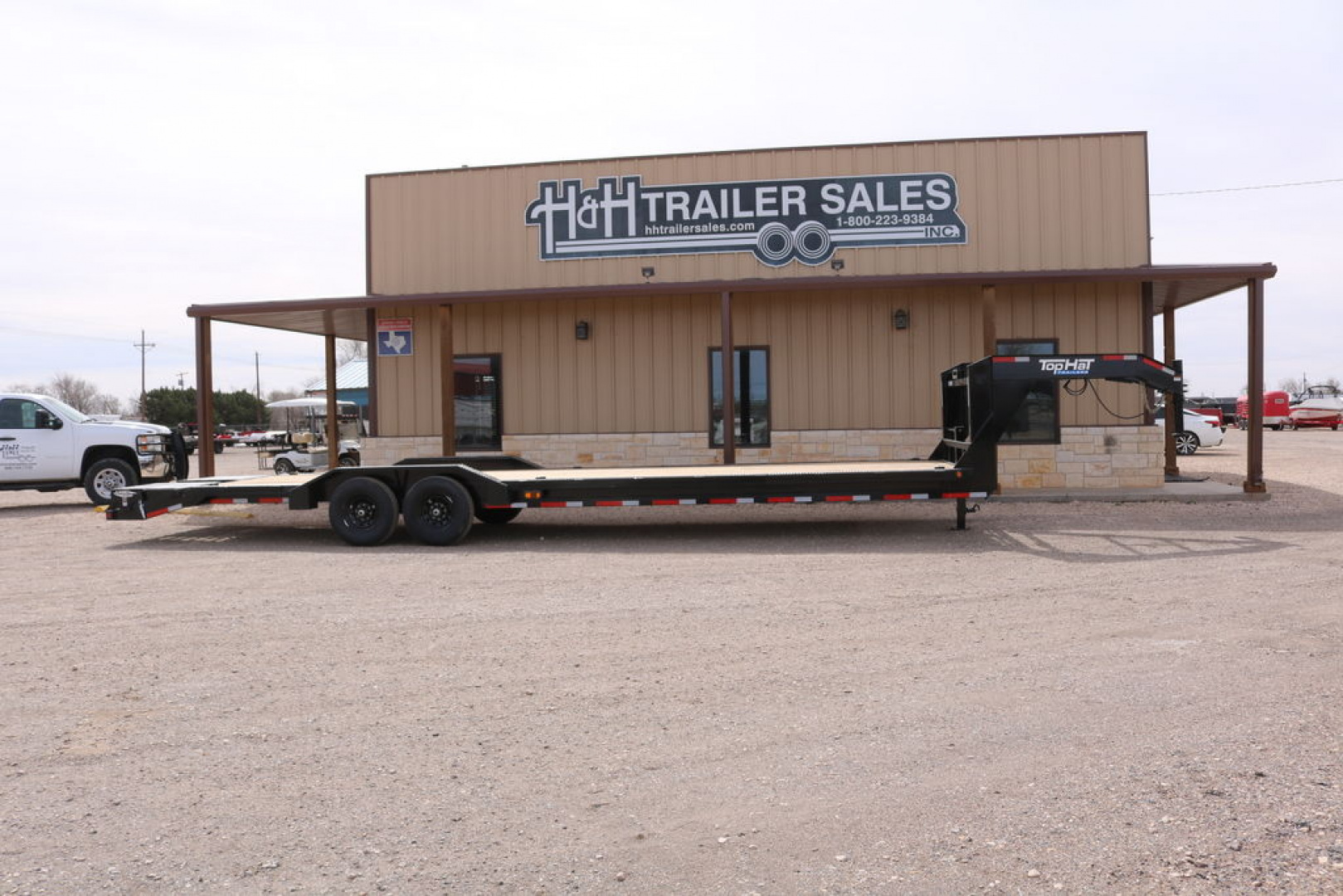 Used 2024 Top Hat Trailers Equipment Hauler 14K 32x83" EH 14K