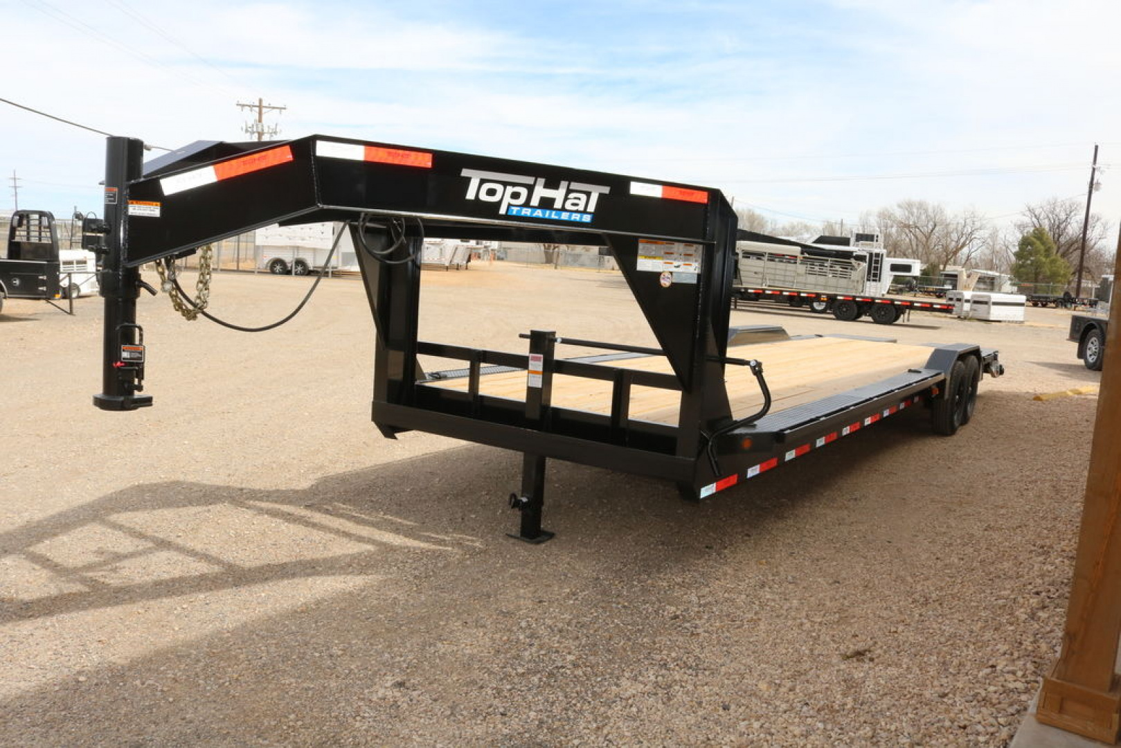 Used 2024 Top Hat Trailers Equipment Hauler 14K 32x83" EH 14K