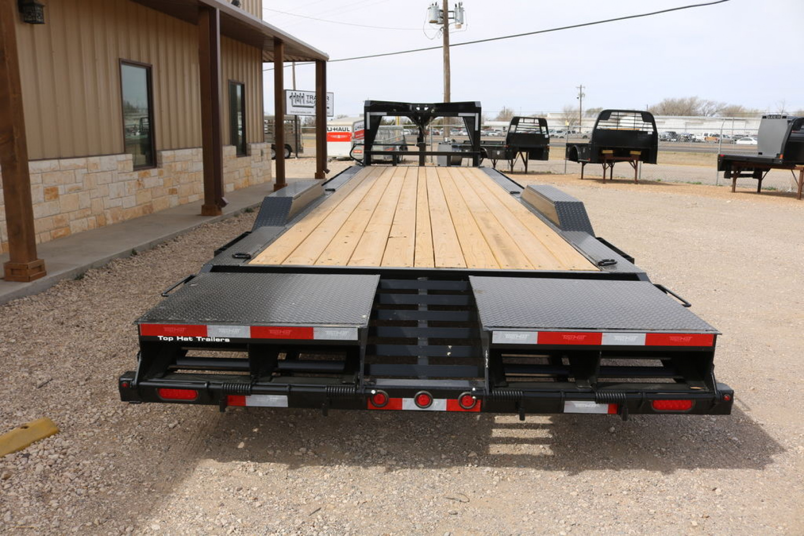 Used 2024 Top Hat Trailers Equipment Hauler 14K 32x83" EH 14K