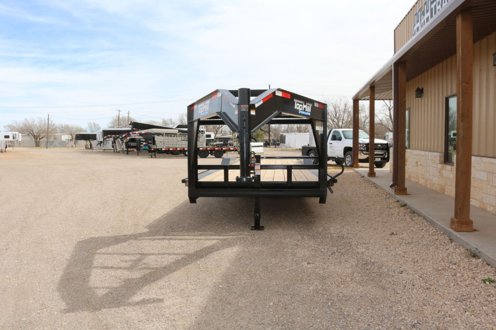 Used 2024 Top Hat Trailers Equipment Hauler 14K 32x83" EH 14K