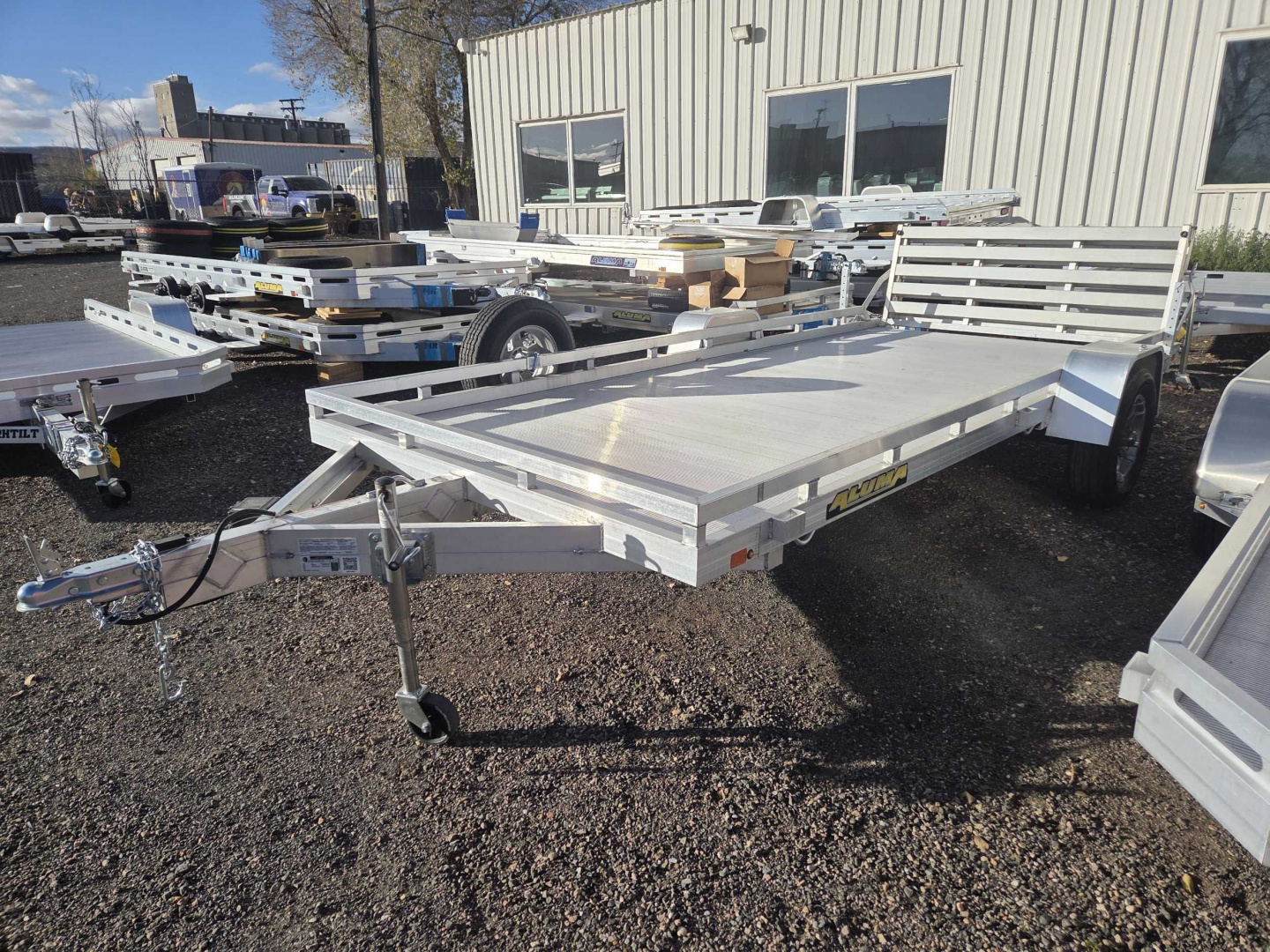 Used 2024 Aluma 7815S BT Utility Trailer