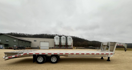 New 2025 EBY Trailers GN25K Flatbed Trailer