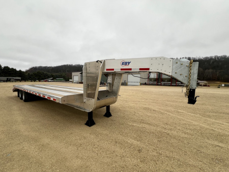 New 2025 EBY Trailers GN25K Flatbed Trailer