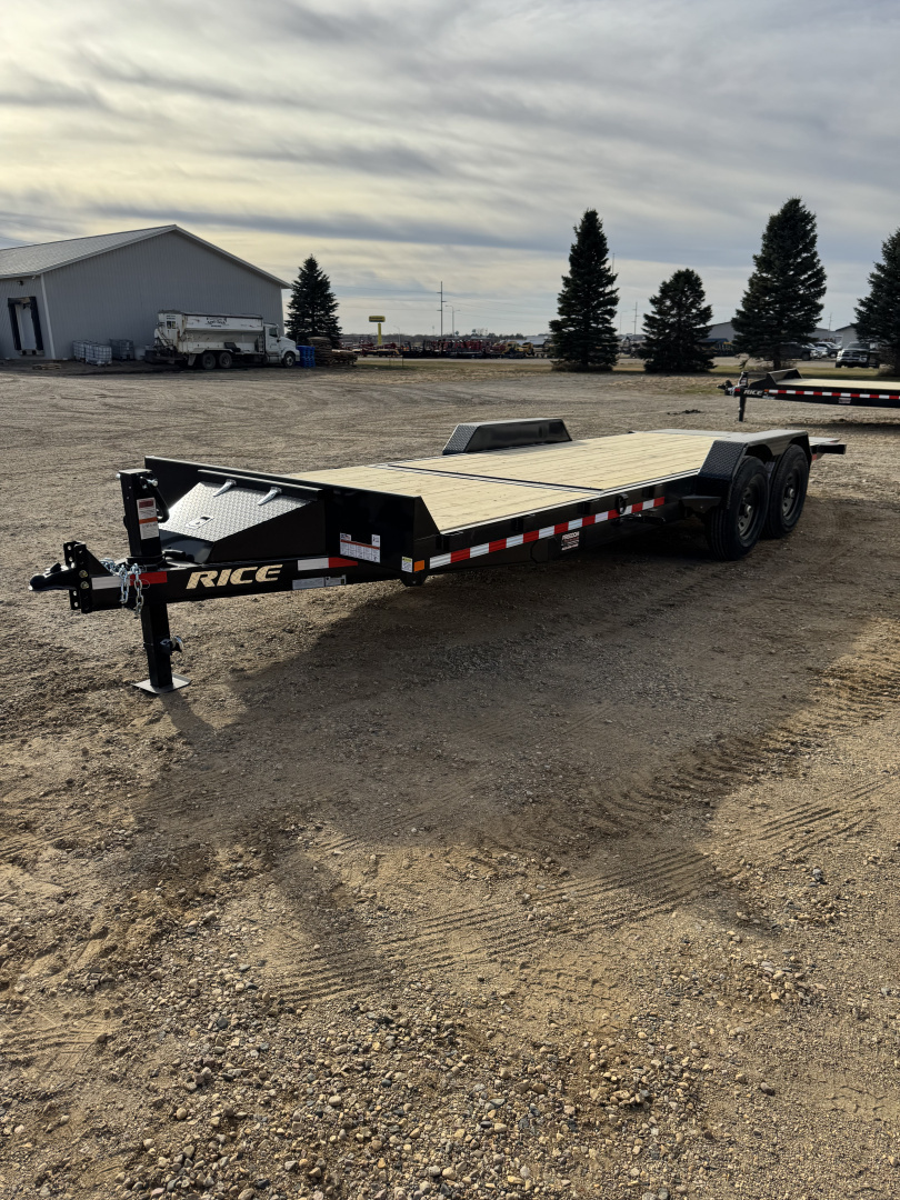 New 2026 Rice Trailers PTH22 Tilt Trailer