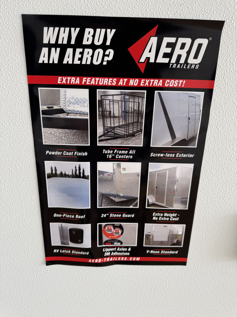 New 2026 AERO 8.5X24TA52 Cargo / Enclosed Trailer