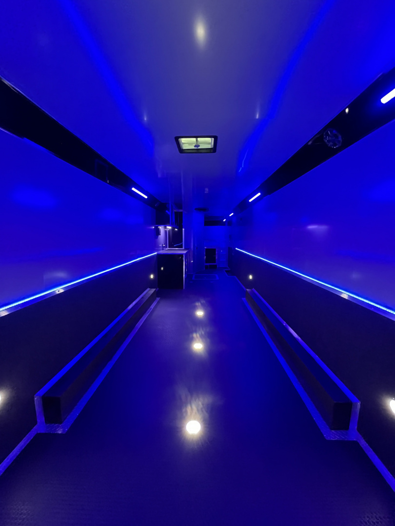 New 2026 Haulmark 44 Gooseneck Bathroom, Blackout PolyCor, 21K GVWR, Air Prep, Awning, A/C, Landing Light PKG, Hyd. Tongue Jack