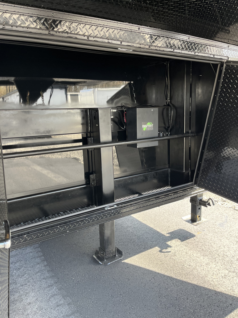 New 2026 Haulmark 44 Gooseneck Bathroom, Blackout PolyCor, 21K GVWR, Air Prep, Awning, A/C, Landing Light PKG, Hyd. Tongue Jack