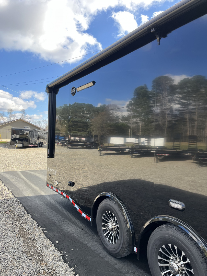 New 2026 Haulmark 44 Gooseneck Bathroom, Blackout PolyCor, 21K GVWR, Air Prep, Awning, A/C, Landing Light PKG, Hyd. Tongue Jack