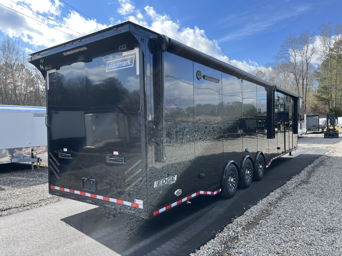 New 2026 Haulmark 44 Gooseneck Bathroom, Blackout PolyCor, 21K GVWR, Air Prep, Awning, A/C, Landing Light PKG, Hyd. Tongue Jack