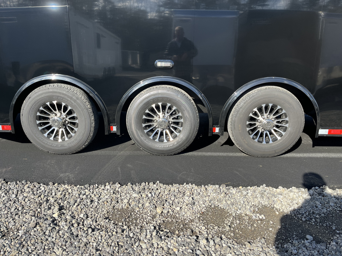 New 2026 Haulmark 44 Gooseneck Bathroom, Blackout PolyCor, 21K GVWR, Air Prep, Awning, A/C, Landing Light PKG, Hyd. Tongue Jack