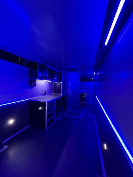 New 2026 Haulmark 44 Gooseneck Bathroom, Blackout PolyCor, 21K GVWR, Air Prep, Awning, A/C, Landing Light PKG, Hyd. Tongue Jack