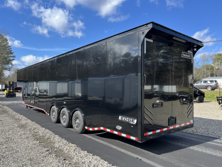 New 2026 Haulmark 44 Gooseneck Bathroom, Blackout PolyCor, 21K GVWR, Air Prep, Awning, A/C, Landing Light PKG, Hyd. Tongue Jack