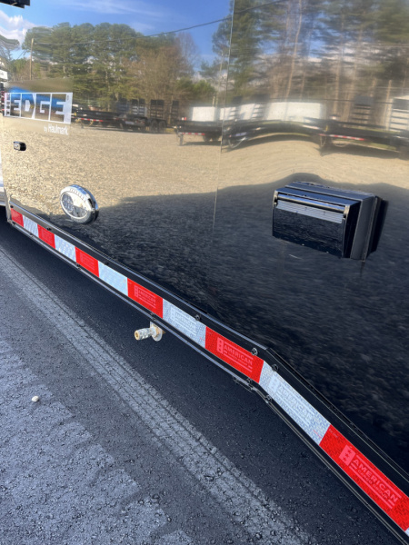 New 2026 Haulmark 44 Gooseneck Bathroom, Blackout PolyCor, 21K GVWR, Air Prep, Awning, A/C, Landing Light PKG, Hyd. Tongue Jack