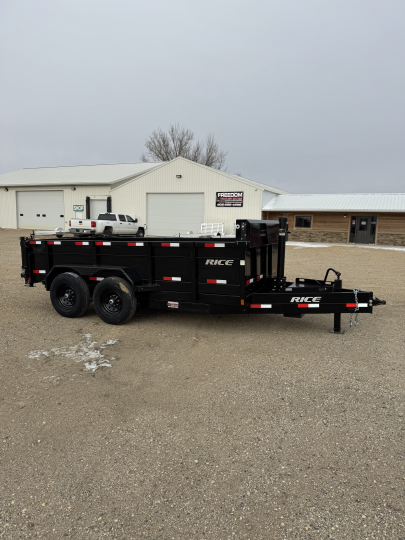 New 2026 Rice Trailers HD14 Dump Trailer